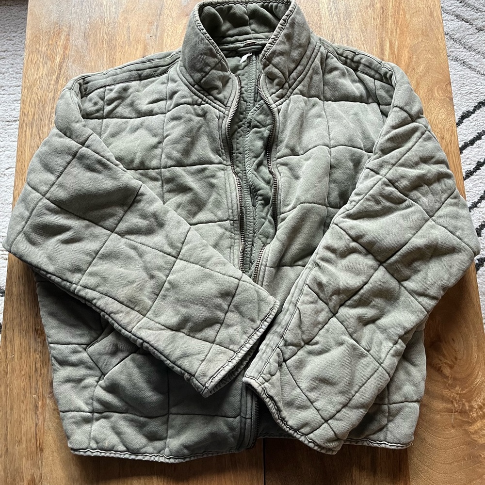 Free People Dolman Sleeve Quilted Jacket XS
